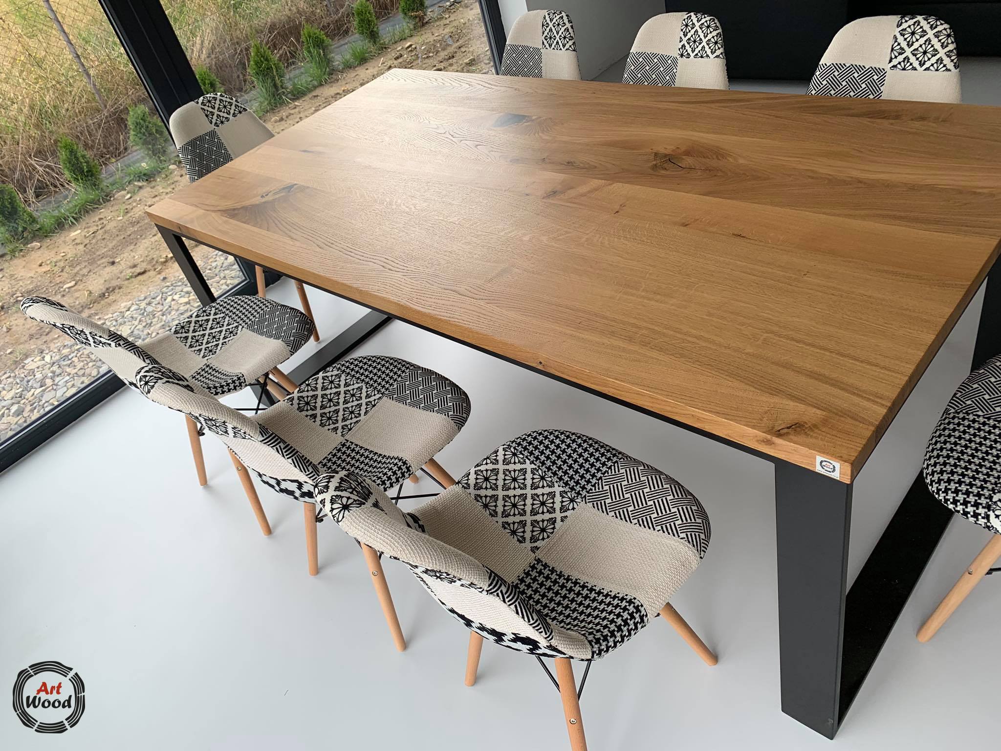 stół loftowy drewniany