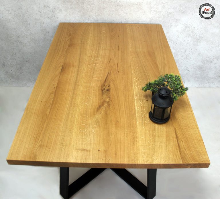 stół loftowy z drewna